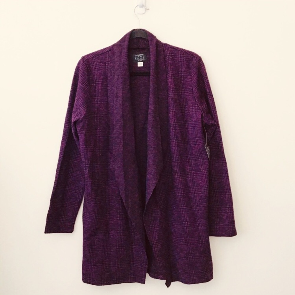 Simple style by sears || Woman’s open knit cardigan size Medium